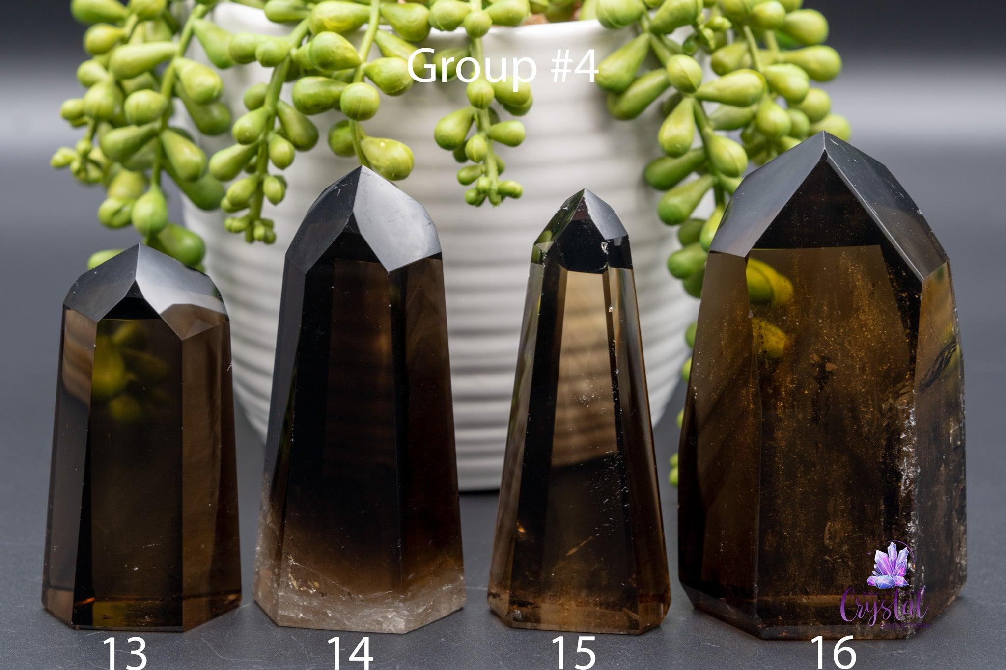 Smoky Citrine Towers - 1.3"-3.9"/34mm-100mm - High Quality Brazilian - My Crystal Addiction