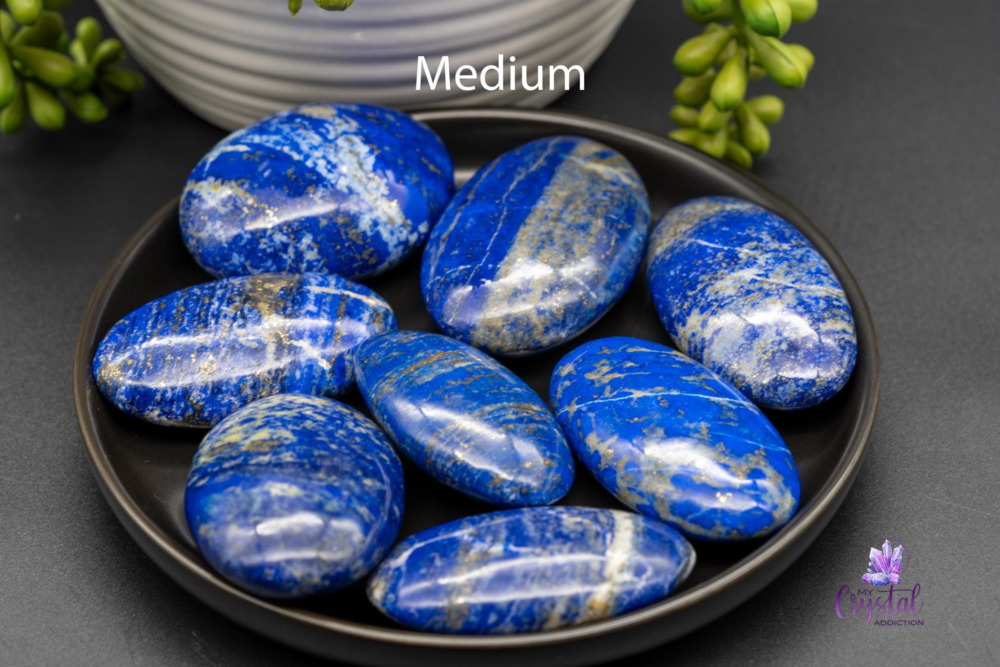 Lapis Lazuli Palm Stones - My Crystal Addiction