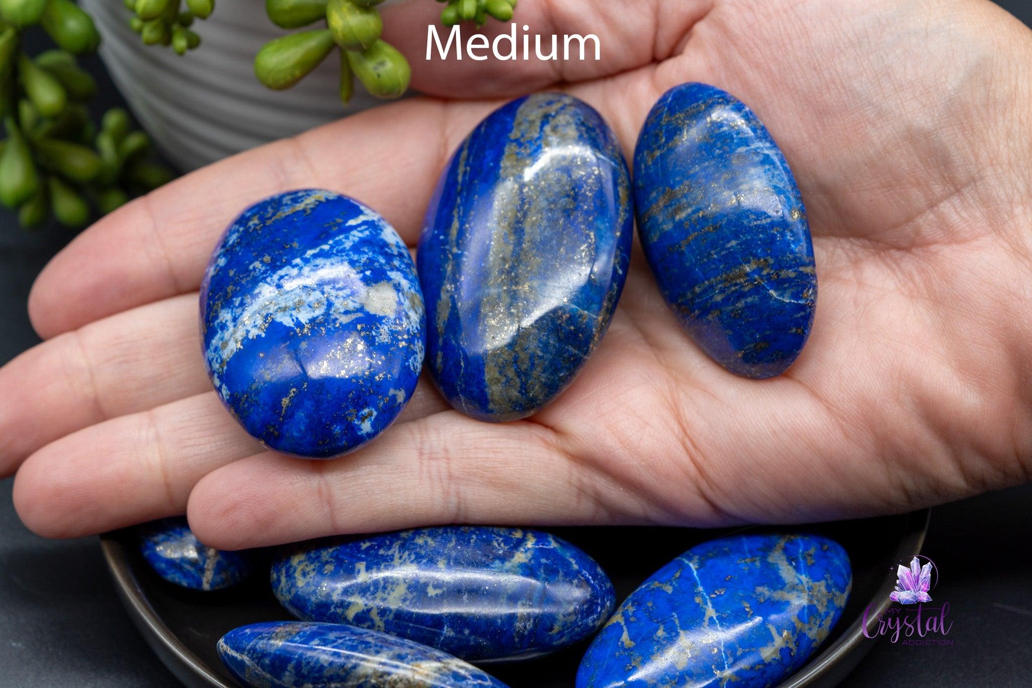 Lapis Lazuli Palm Stones - My Crystal Addiction