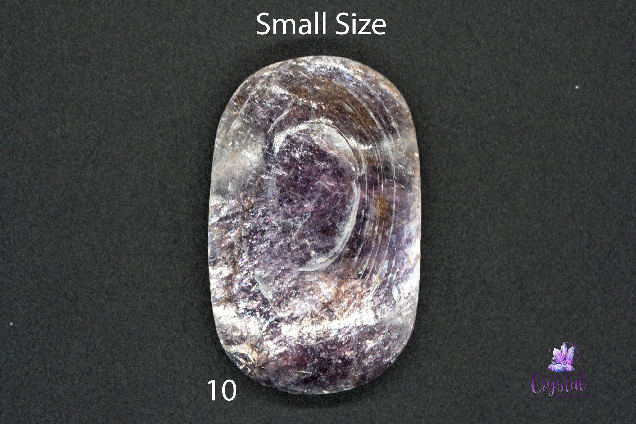 Gem Lepidolite Palm Stone - My Crystal Addiction