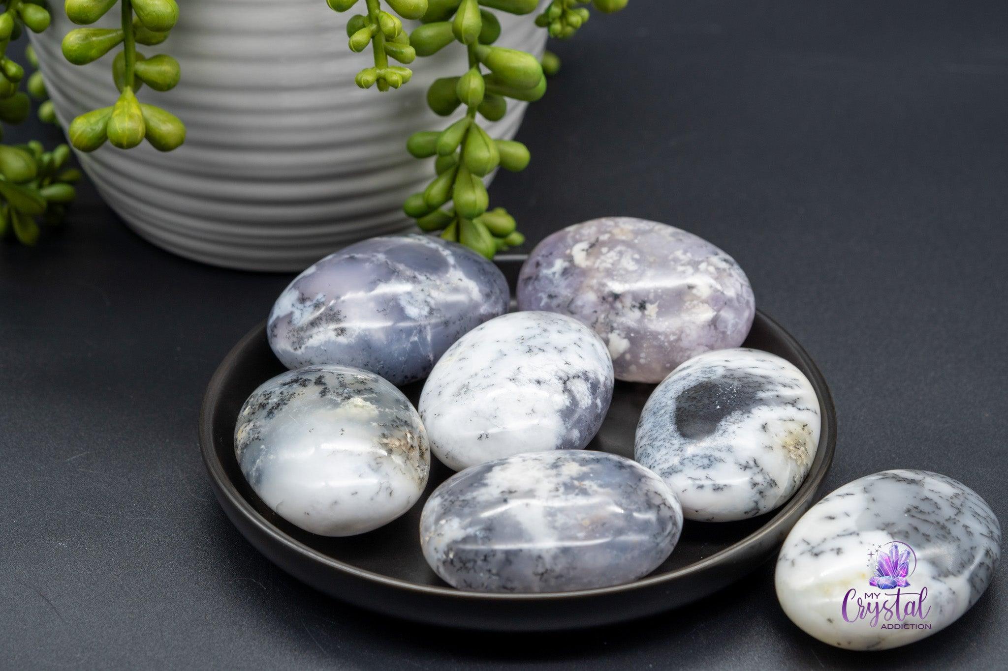 Dendritic Opal Palm Stone - My Crystal Addiction