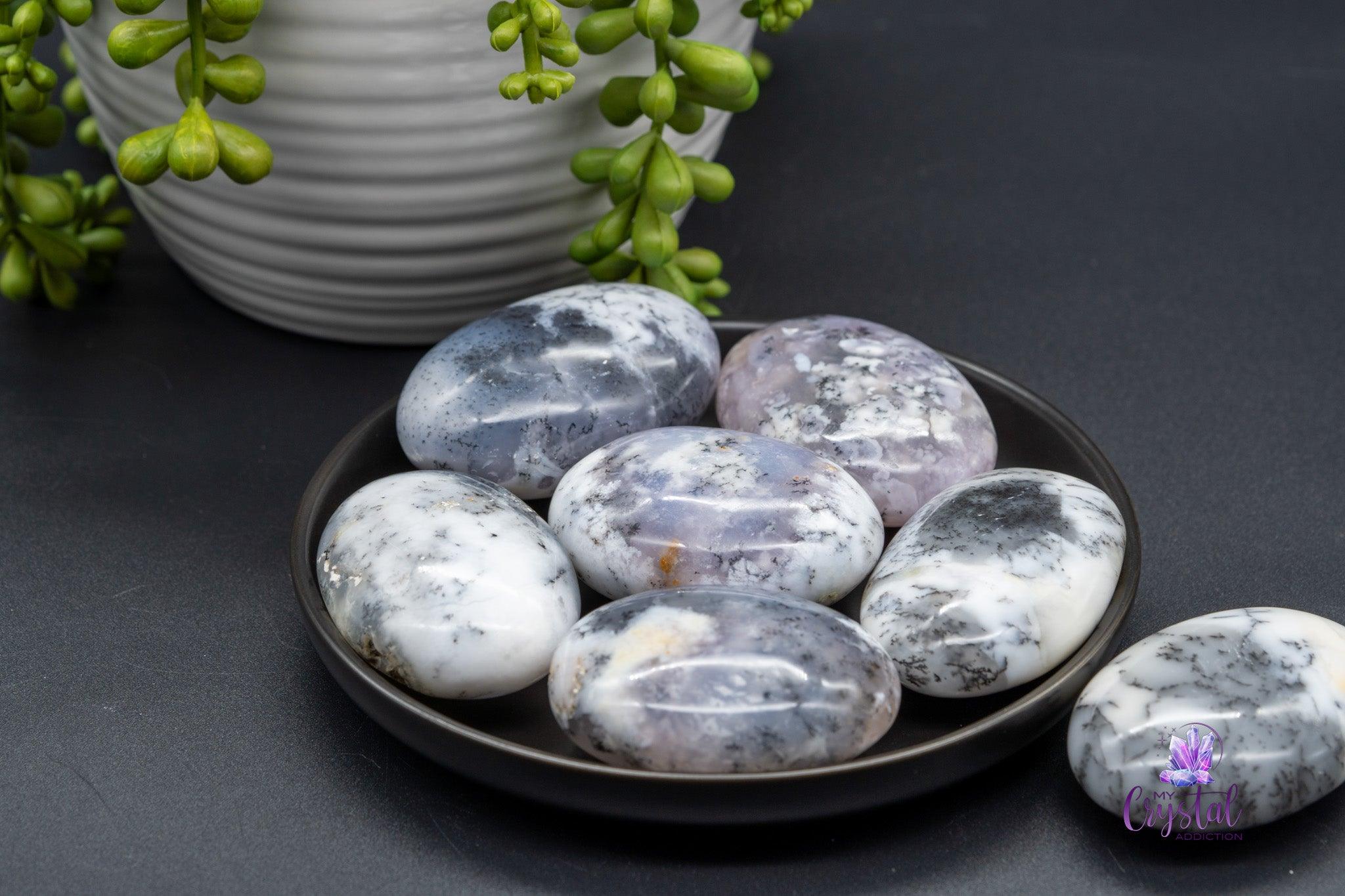 Dendritic Opal Palm Stone - My Crystal Addiction