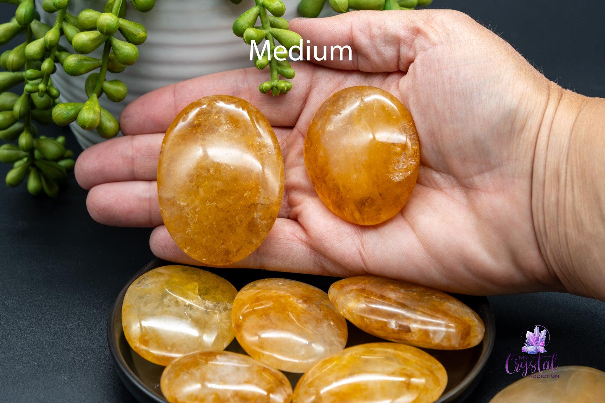 Golden Healer Quartz Palm Stone - My Crystal Addiction