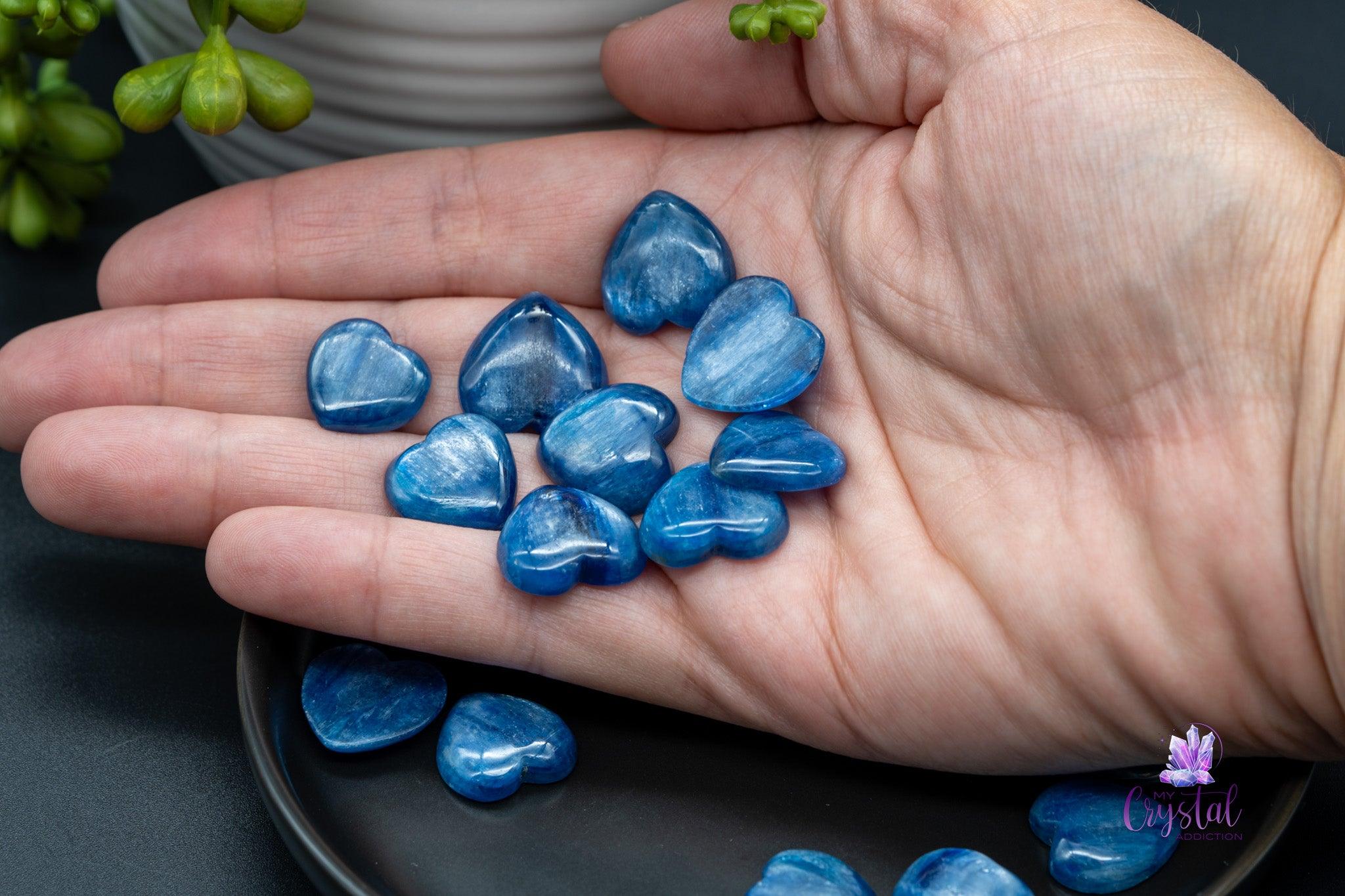 Blue Kyanite Heart Carving - My Crystal Addiction