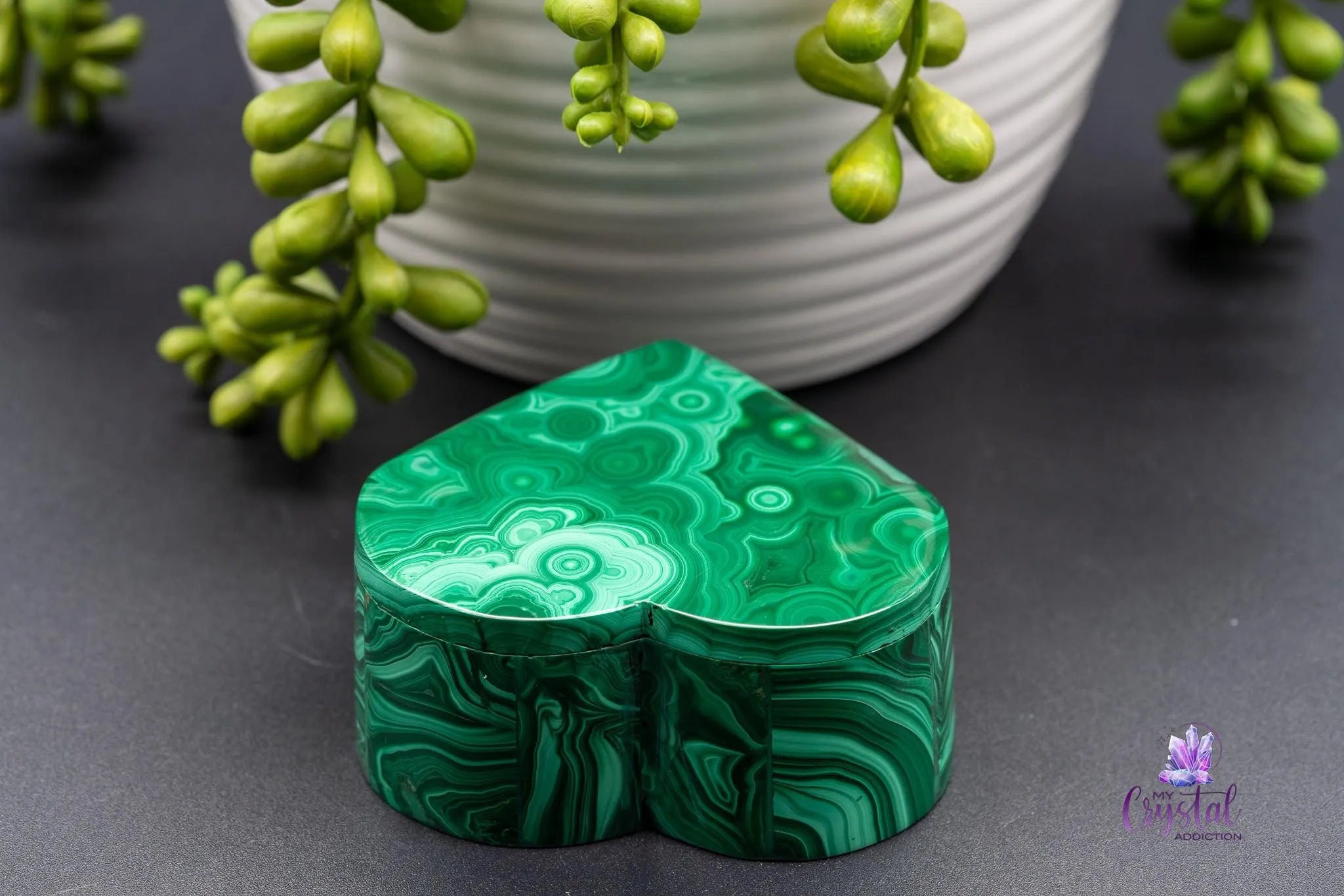 Malachite Box - Heart - My Crystal Addiction