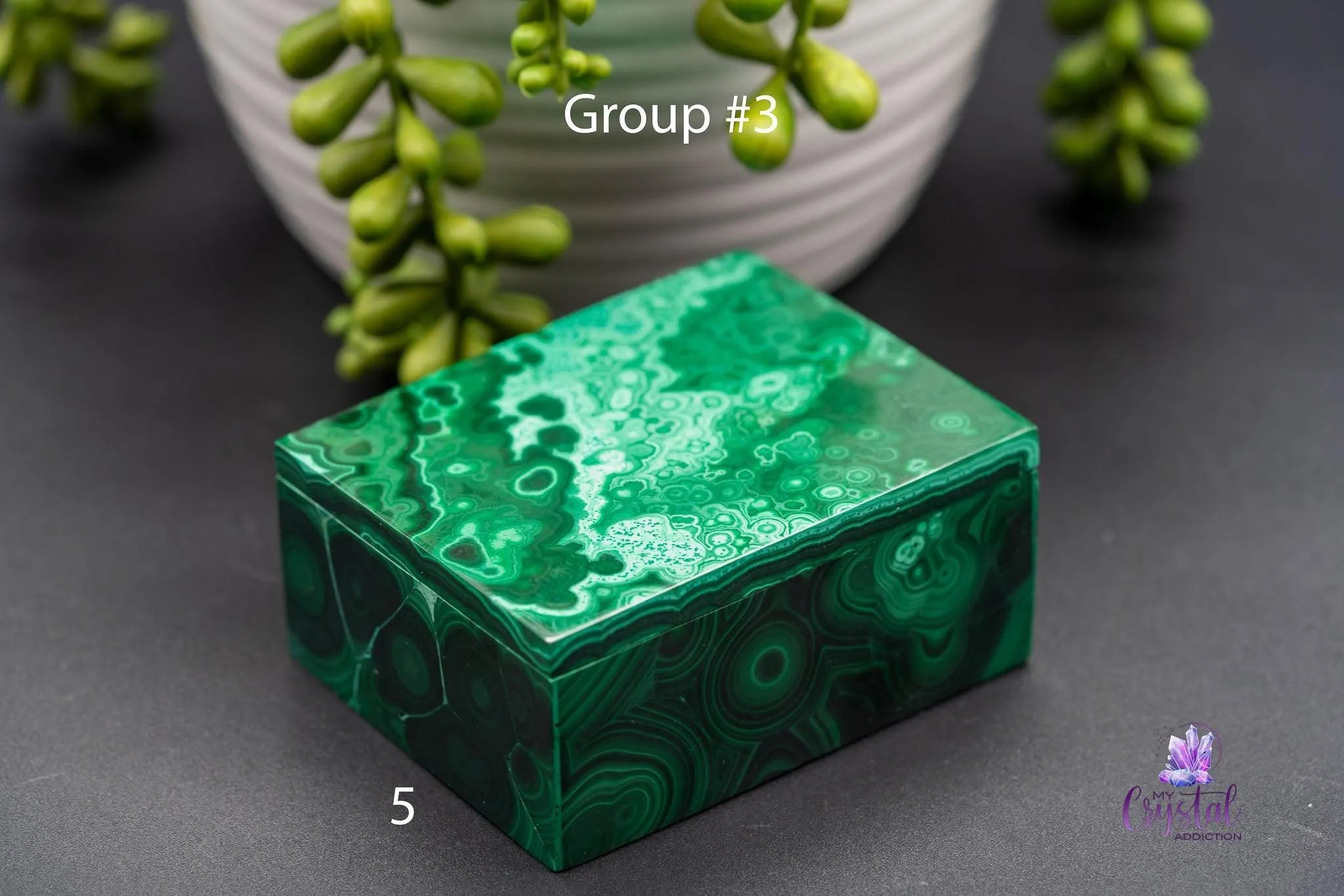 Malachite Box - Rectangle - My Crystal Addiction