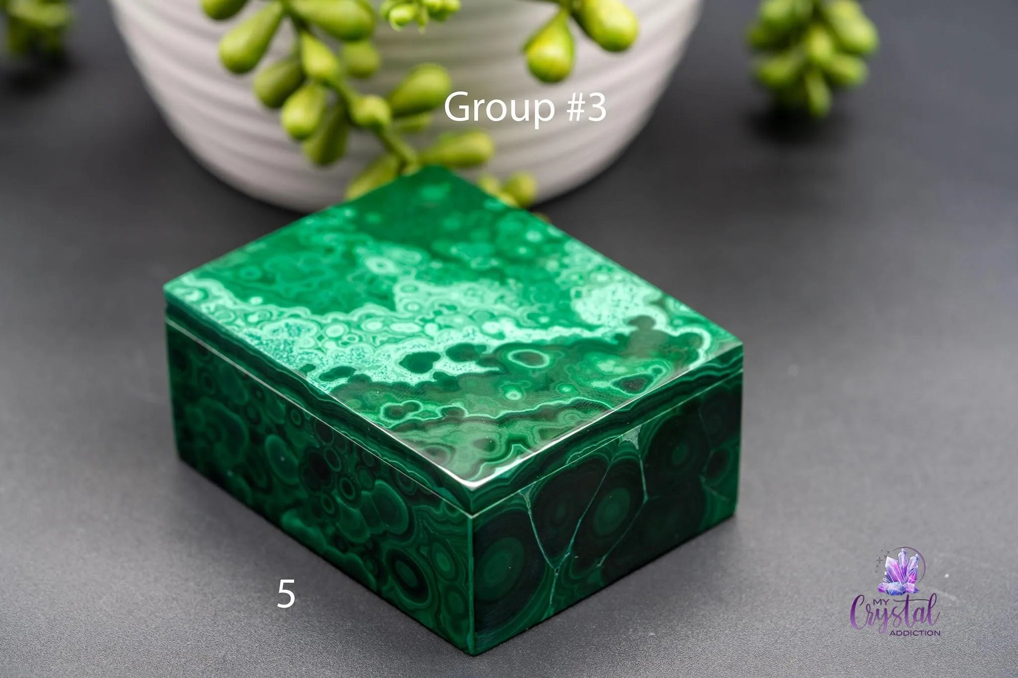 Malachite Box - Rectangle - My Crystal Addiction