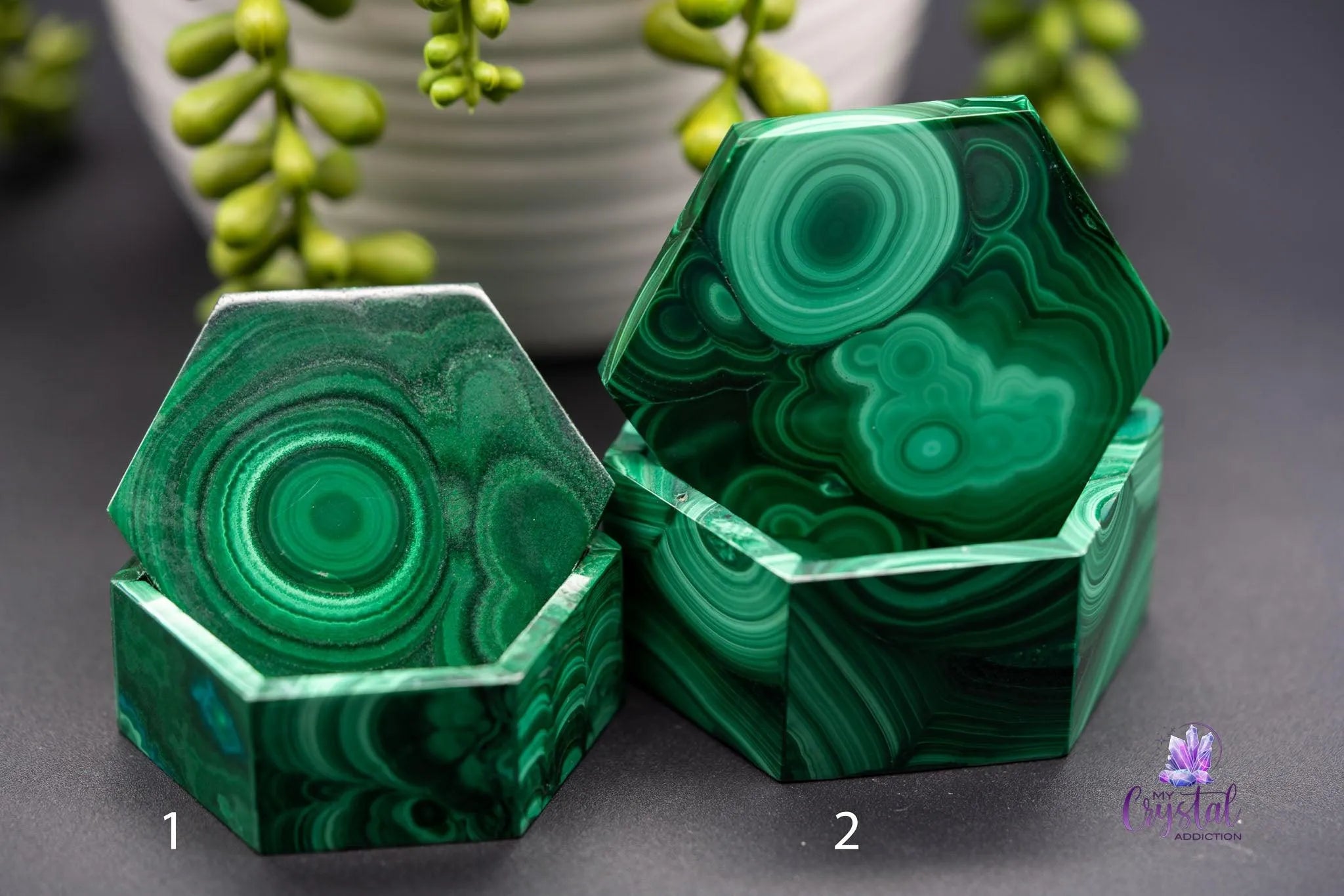 Malachite Box - Octagon - My Crystal Addiction