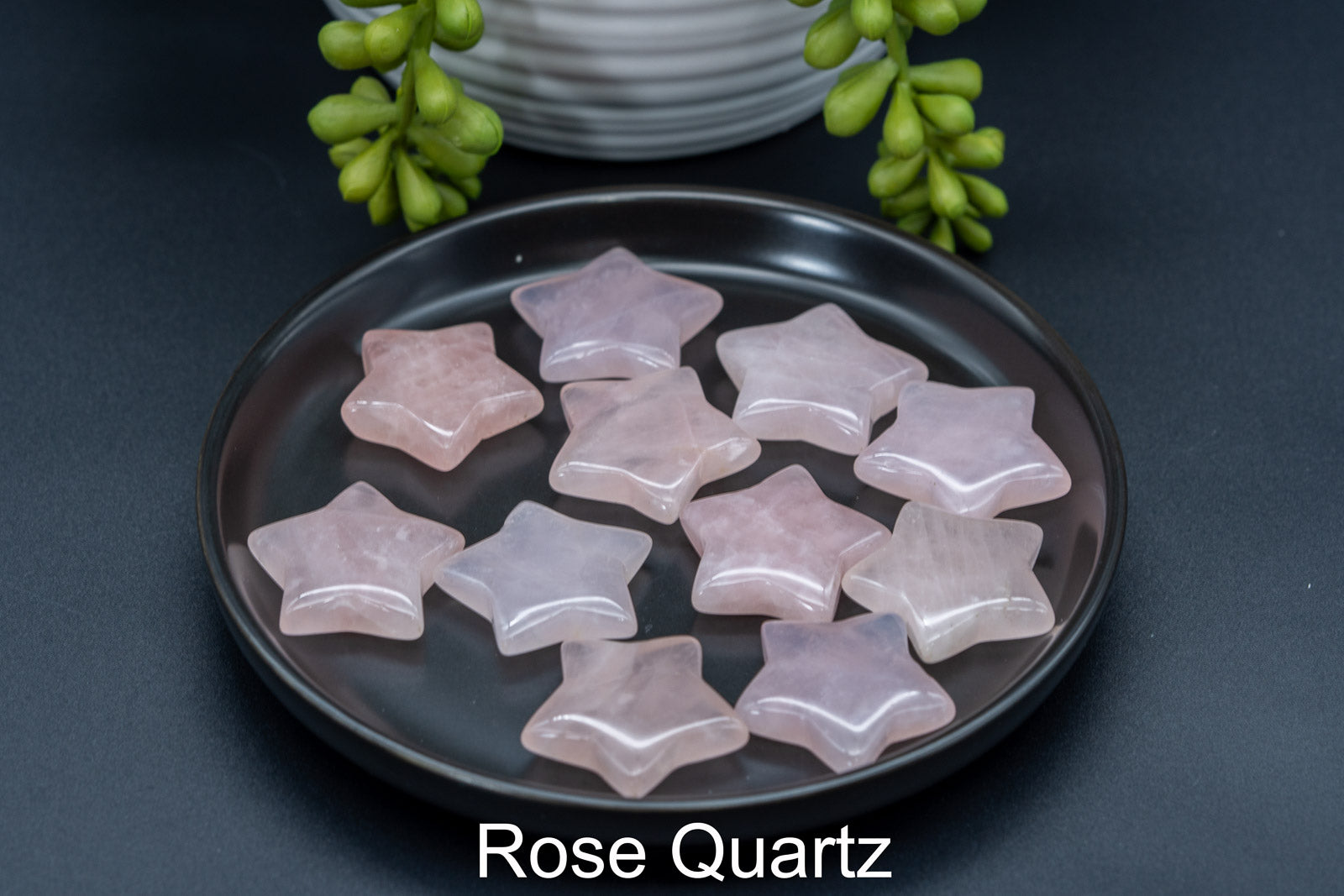 Rose Quartz Carving Star - My Crystal Addiction