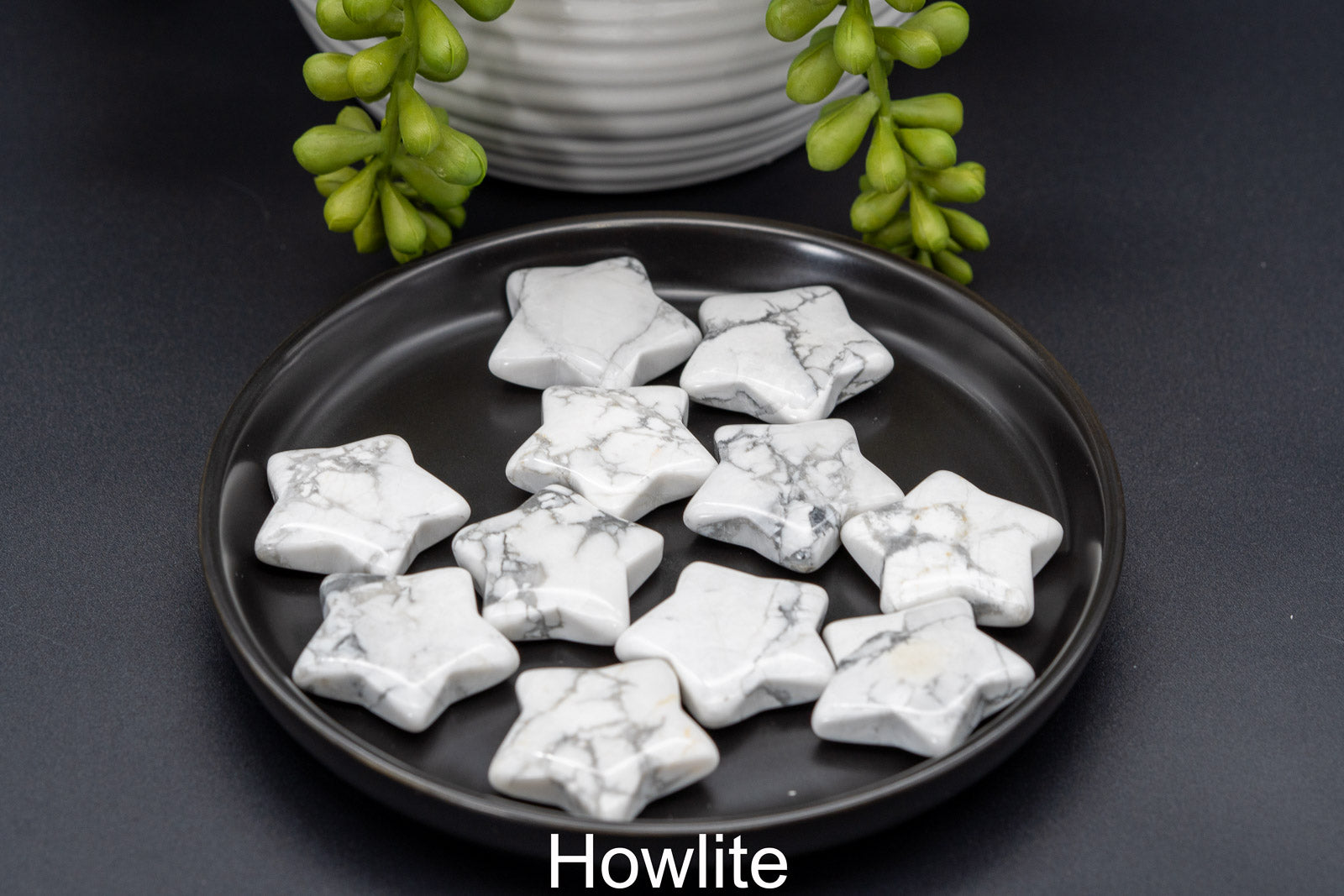 Howlite Carving Star - My Crystal Addiction