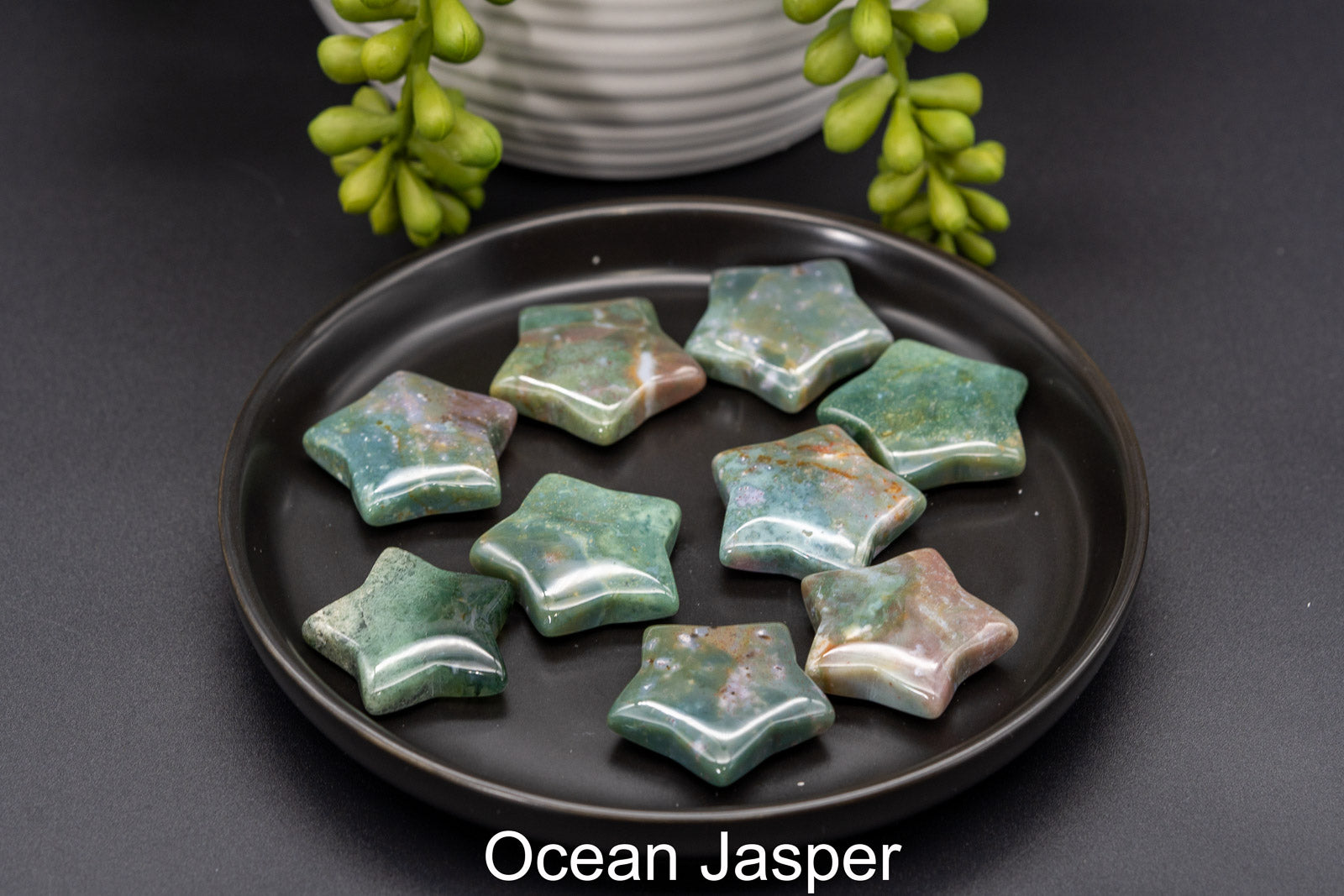 Ocean Jasper Carving Star - My Crystal Addiction