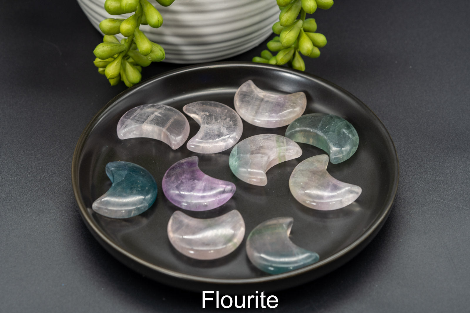 Fluorite Carving Moon - My Crystal Addiction