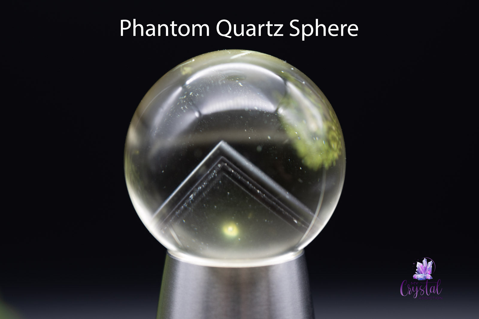 Citrine Phantom Quartz Sphere - 1.1"/32mm - My Crystal Addiction