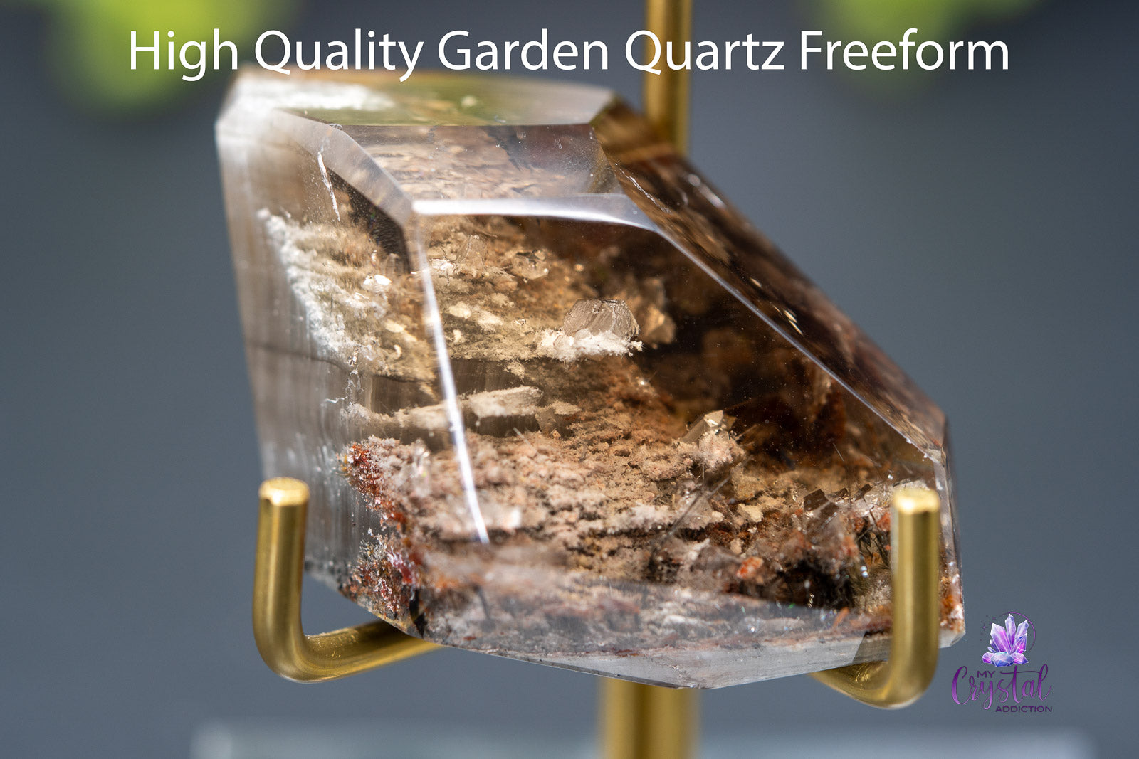 Garden Quartz Freeform 2.5"x1.4"/63mm x 35mm - My Crystal Addiction