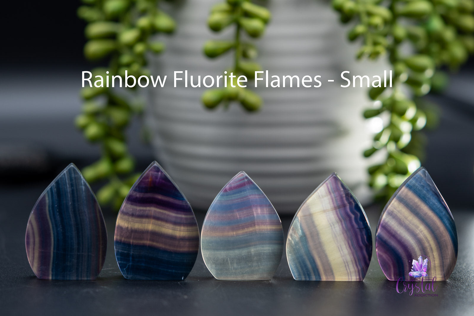 Fluorite Flame - Rainbow 1.5"-2"/40mm-50mm - My Crystal Addiction