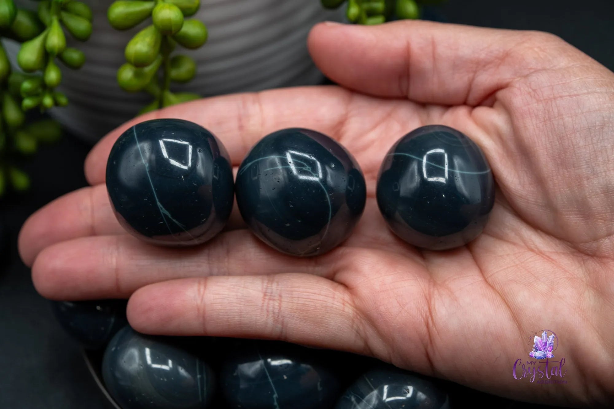 Spiderweb Obsidian Tumble - Large - My Crystal Addiction