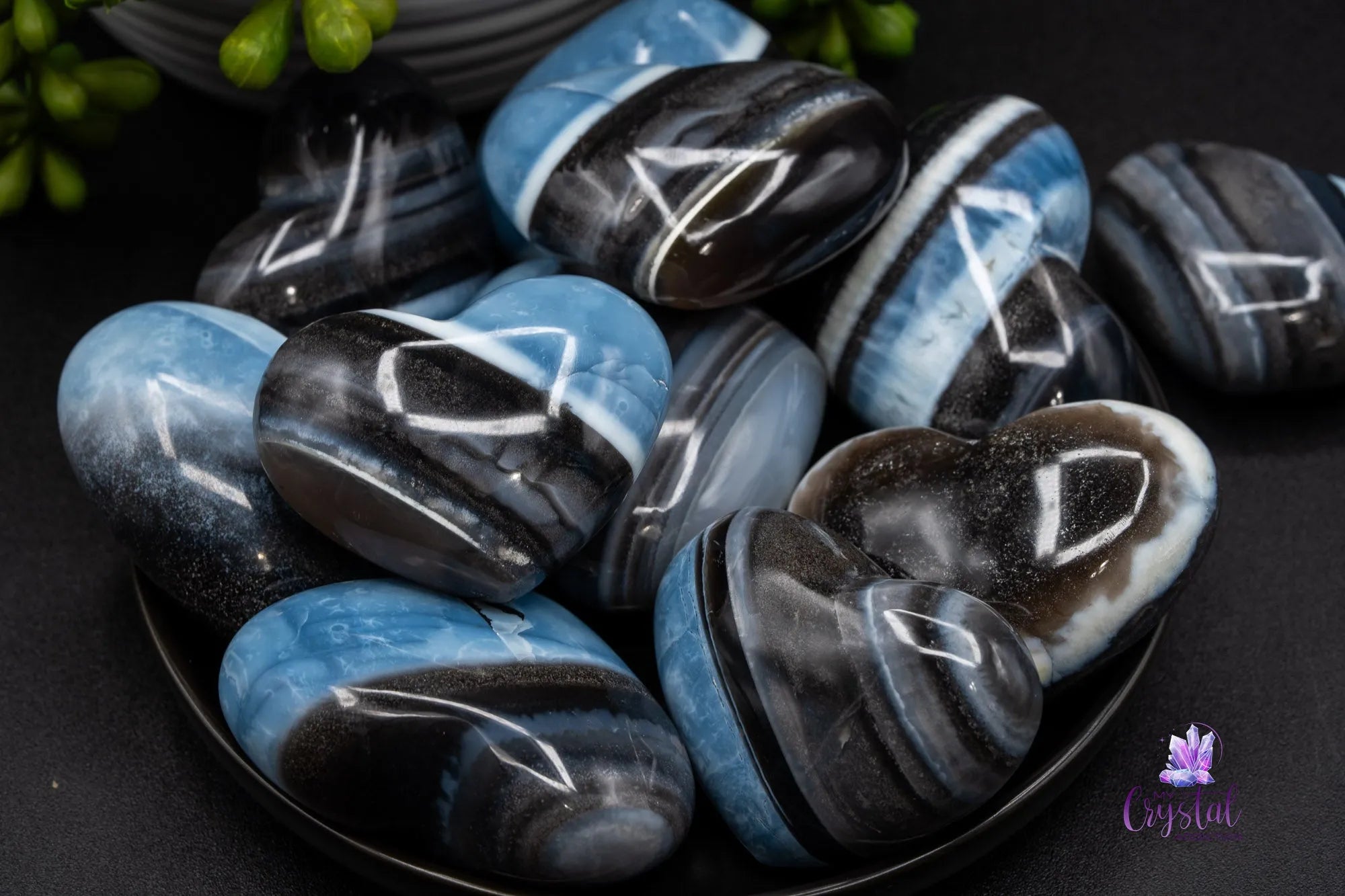 Owyhee Blue Opal Heart Carving - My Crystal Addiction