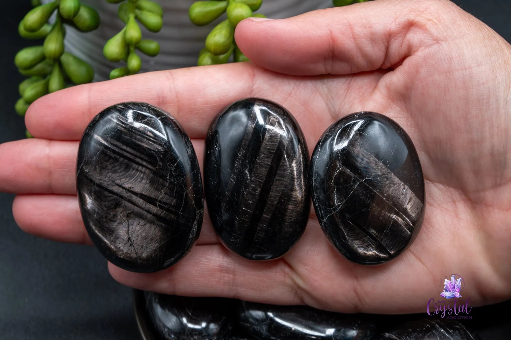 Hypersthene Palm Stone - My Crystal Addiction