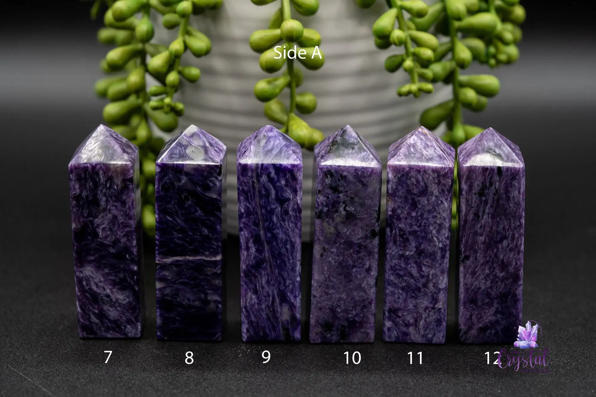 Charoite Tower 70mm-72mm - My Crystal Addiction