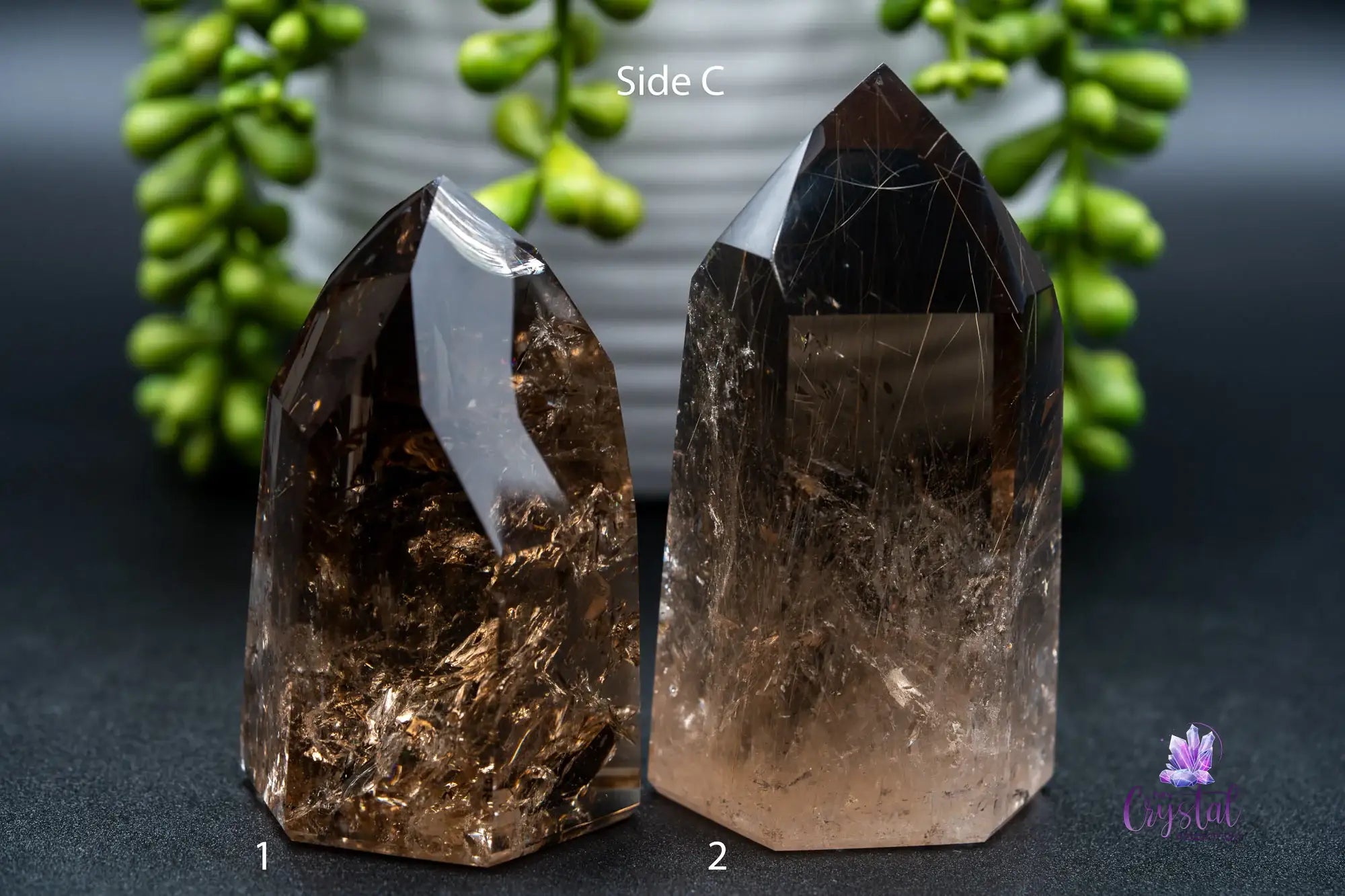 High Quality Smoky Quartz Tower Rainbows - Brazil - My Crystal Addiction