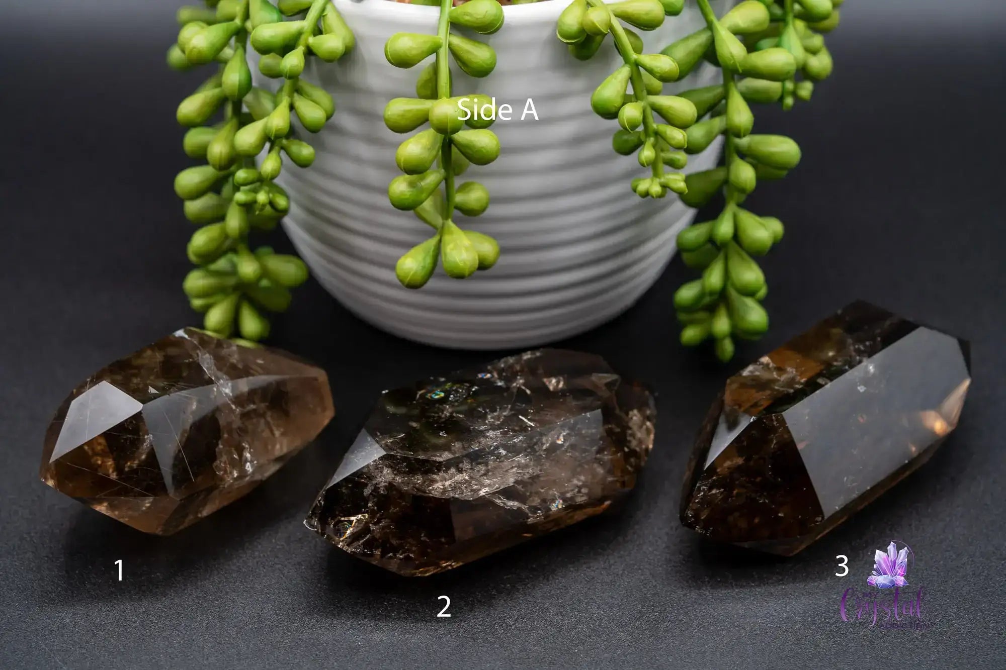 High Quality Smoky Quartz Double Terminated Rainbows - Brazil - My Crystal Addiction