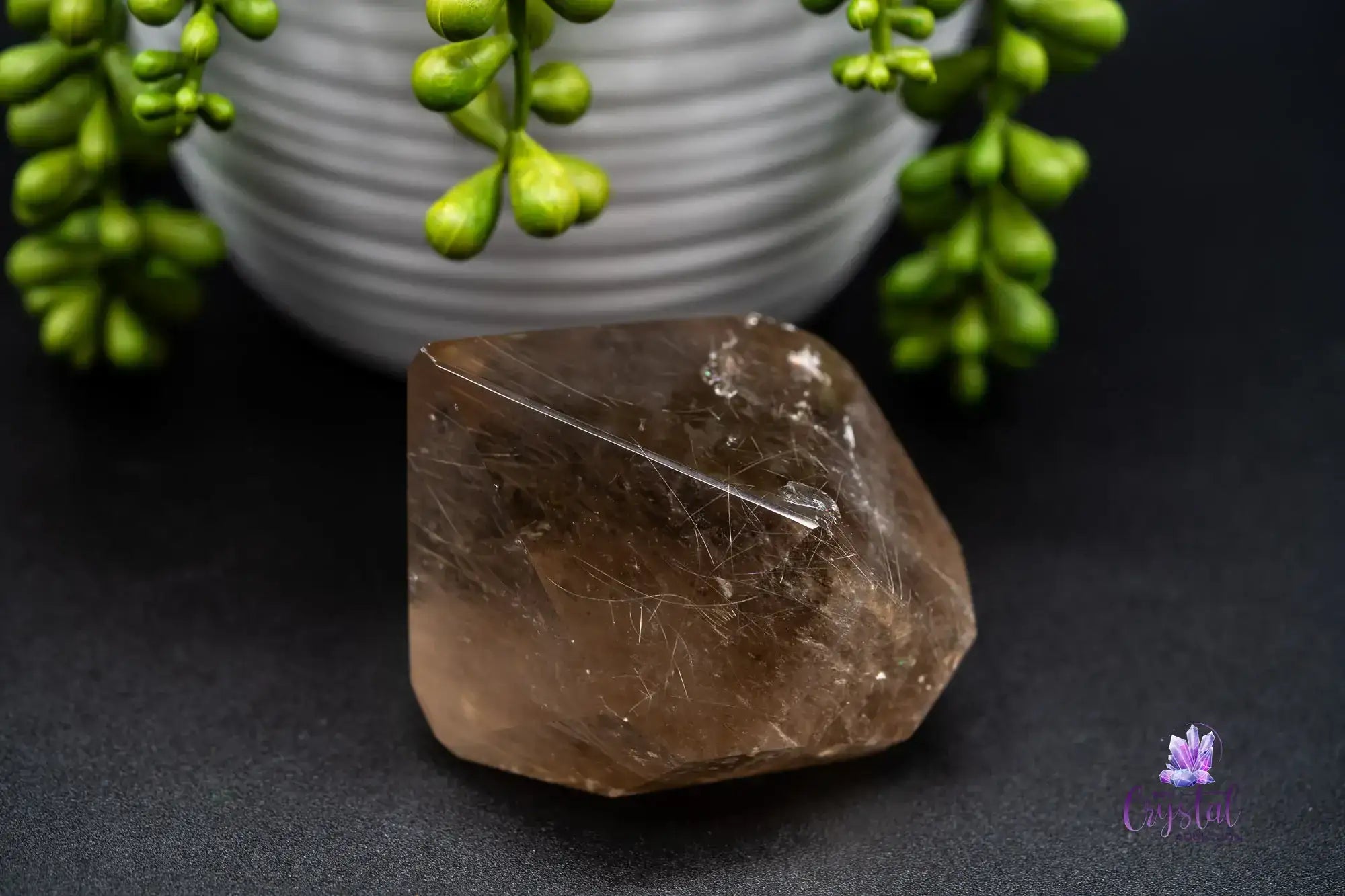 High Quality Smoky Quartz Point Rutile - Brazil - My Crystal Addiction