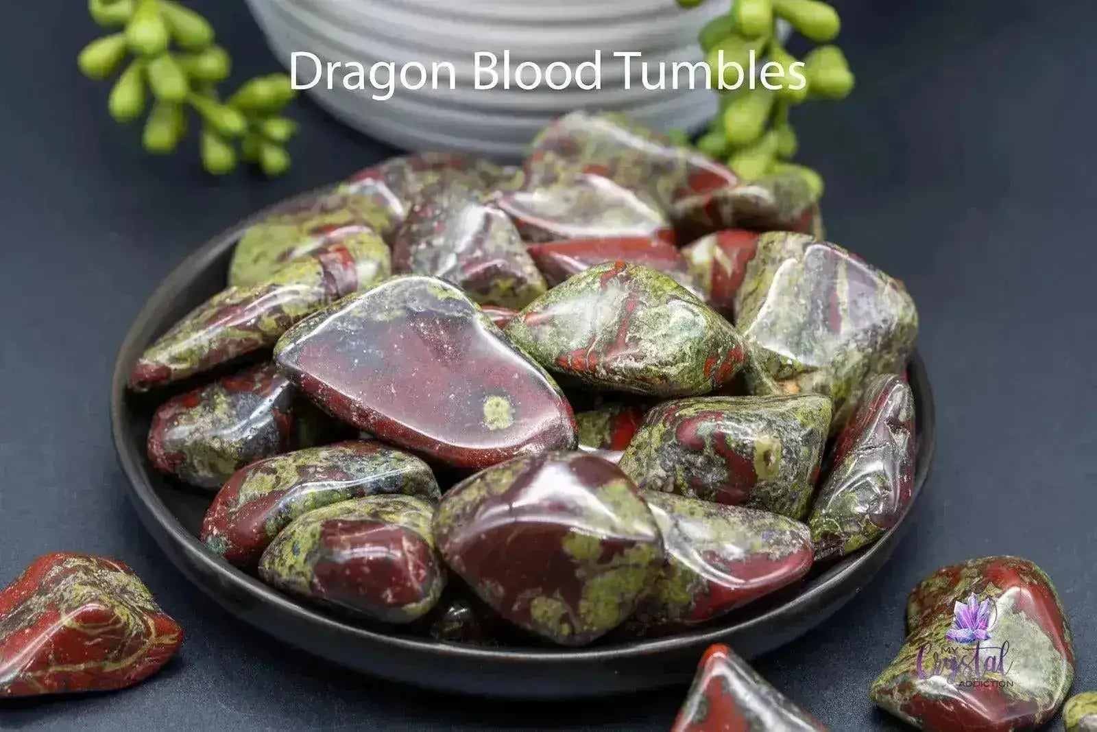 Dragon Blood Jasper Tumble - My Crystal Addiction