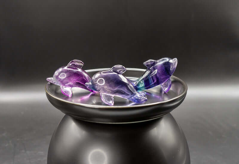 Fluorite Carving - Dolphin - My Crystal Addiction