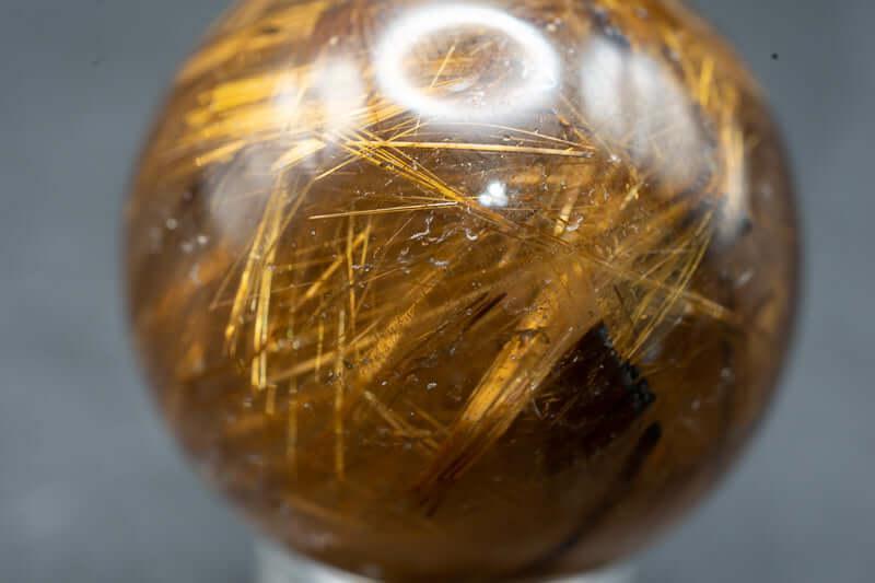 Golden Rutile Sphere - My Crystal Addiction