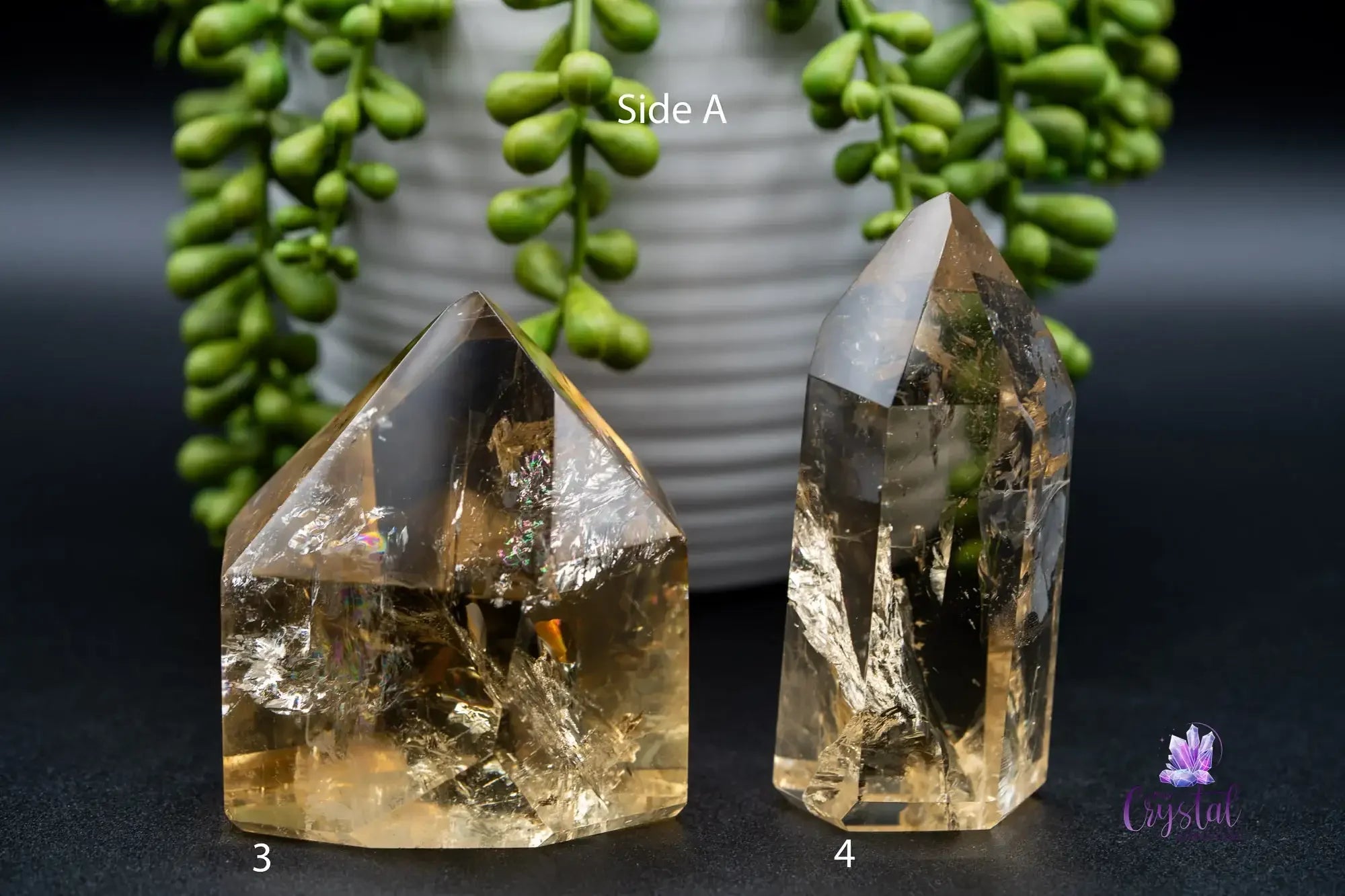 High Quality Honey Citrine Towers - From Brazil - My Crystal Addiction