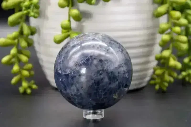 Iolite Sphere - Third Eye Chakra - My Crystal Addiction