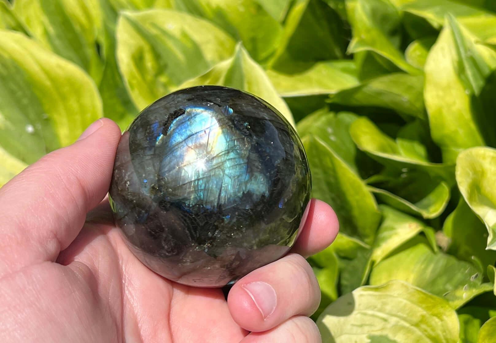 Labradorite Sphere - My Crystal Addiction