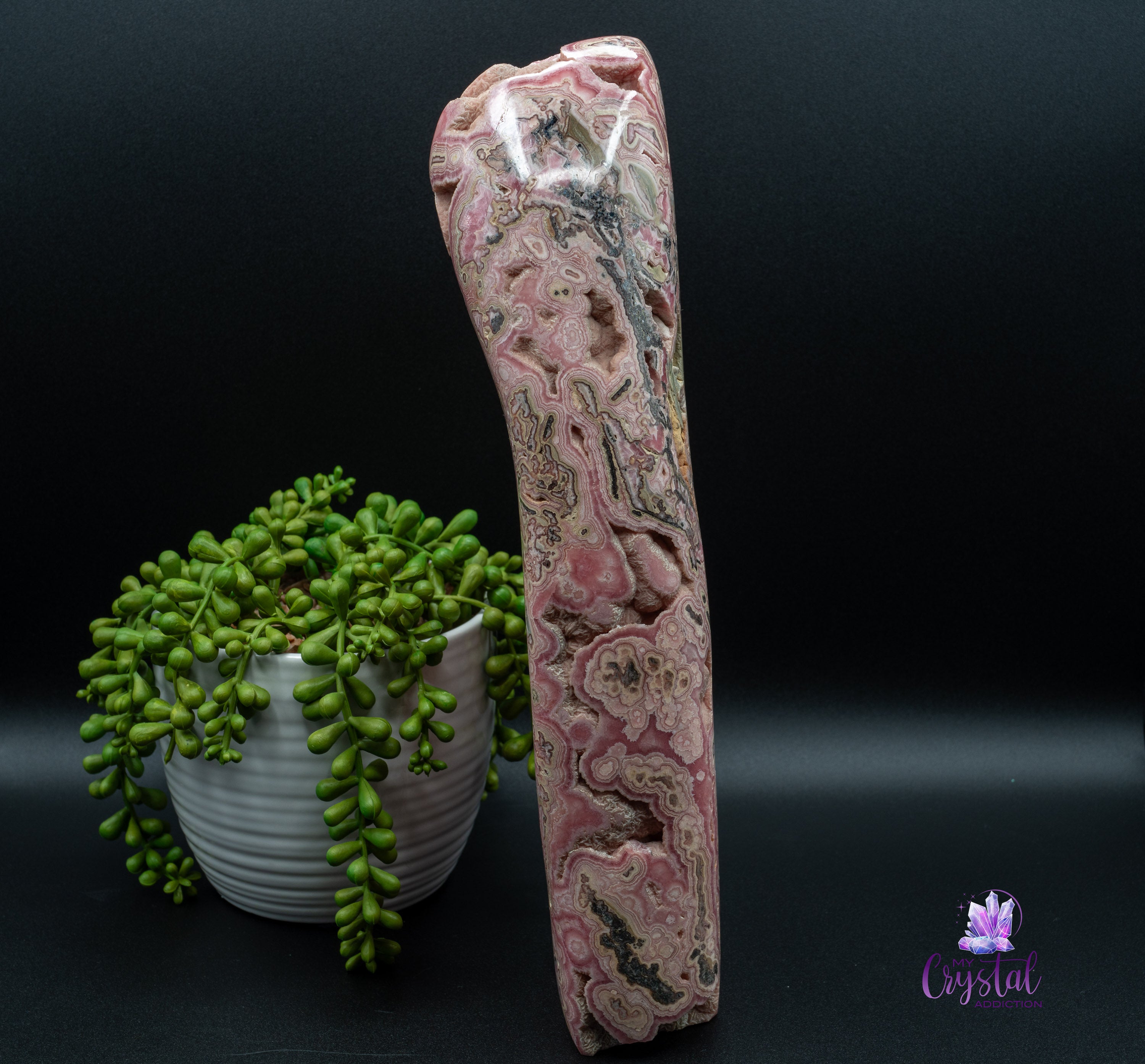 Large Rhodochrosite Freeform - High Quality - Heart Chakra - My Crystal Addiction