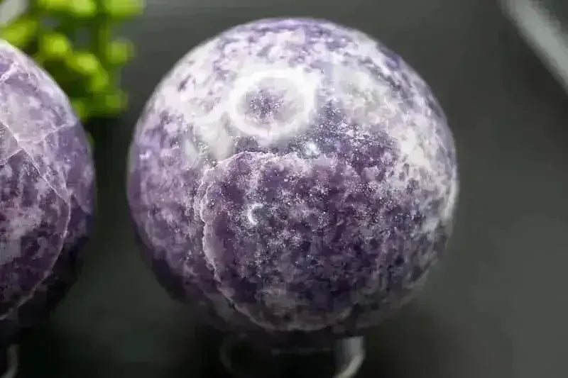 Lepidolite Sphere - Third Eye Chakra - My Crystal Addiction