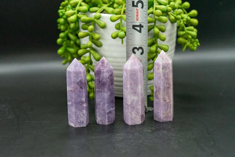 Lepidolite Tower - Light Purple - 3" - My Crystal Addiction