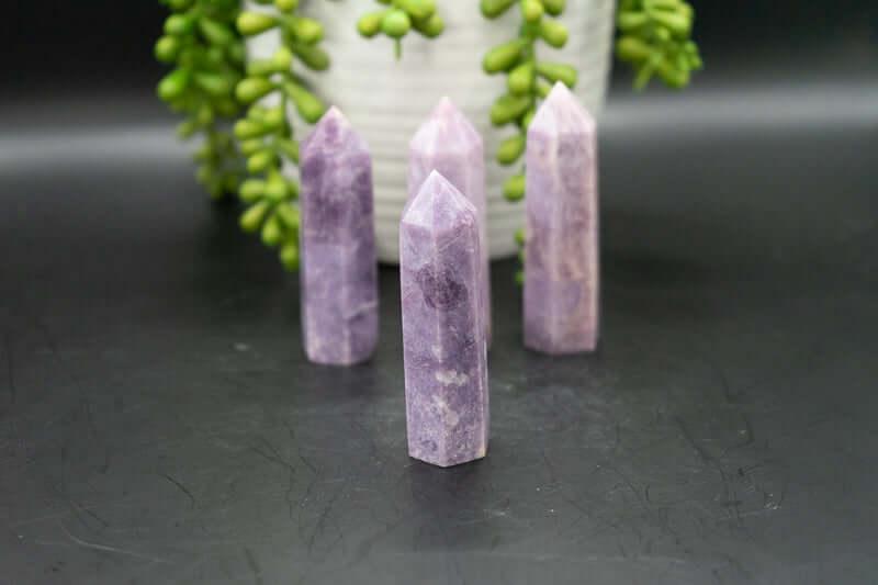 Lepidolite Tower - Light Purple - 3" - My Crystal Addiction