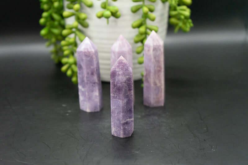 Lepidolite Tower - Light Purple - 3" - My Crystal Addiction