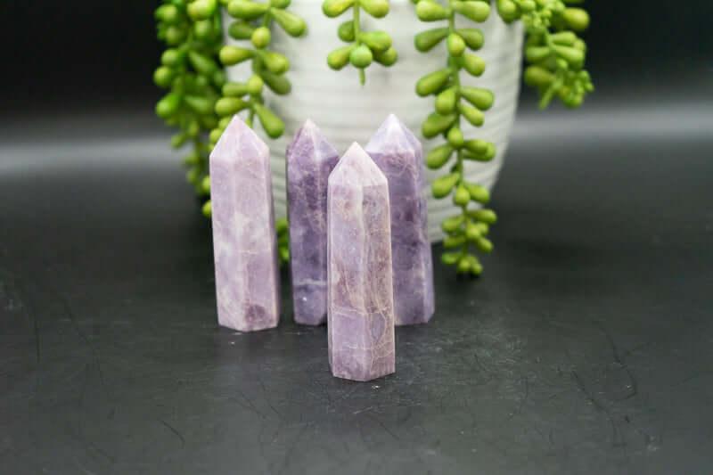 Lepidolite Tower - Light Purple - 3" - My Crystal Addiction