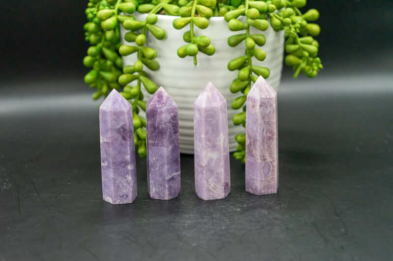 Lepidolite Tower - Light Purple - 3" - My Crystal Addiction