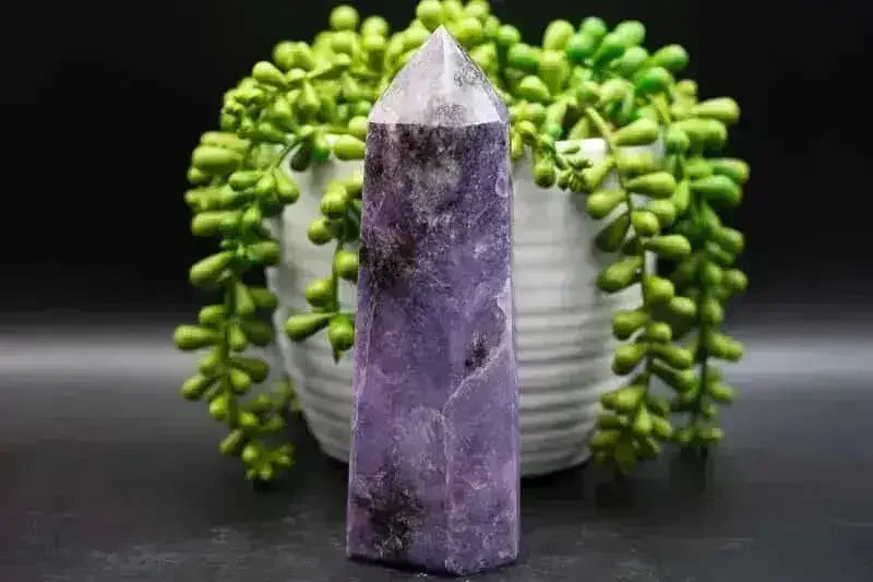 Lepidolite Tower - Third Eye Chakra - My Crystal Addiction