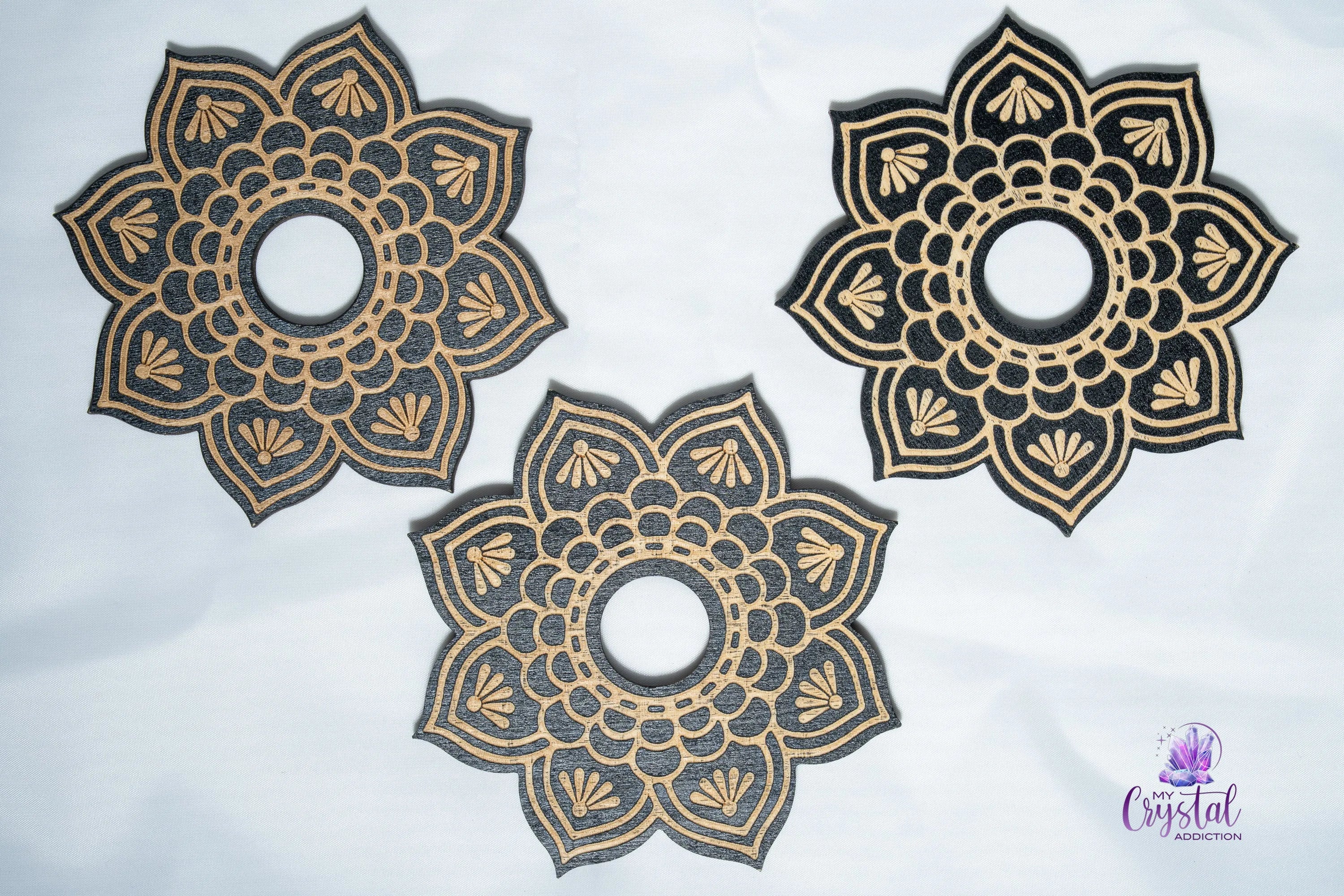 Lotus Mandala Sphere Stand - My Crystal Addiction