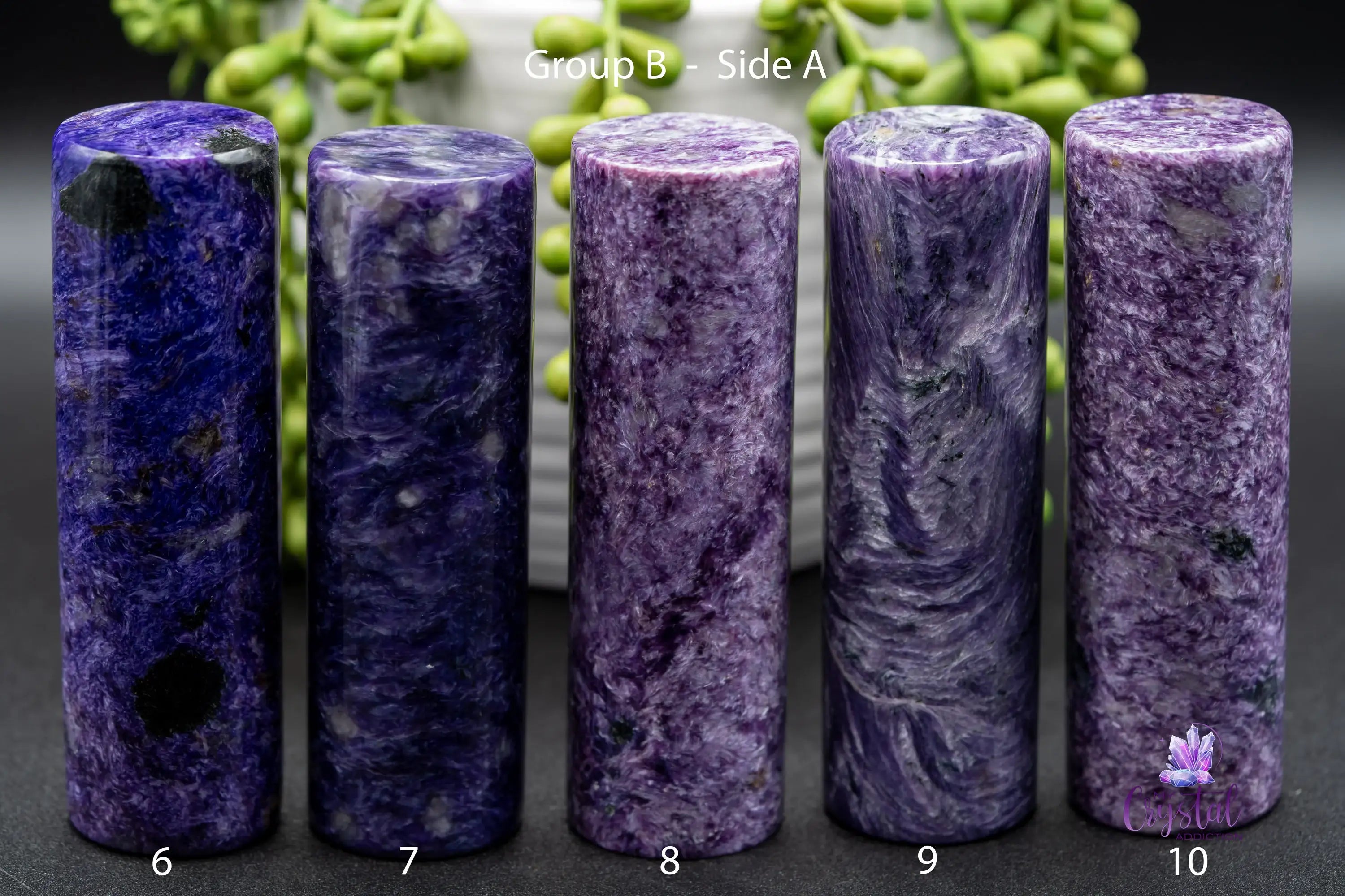 Charoite Harmonizer / Cylinder - My Crystal Addiction