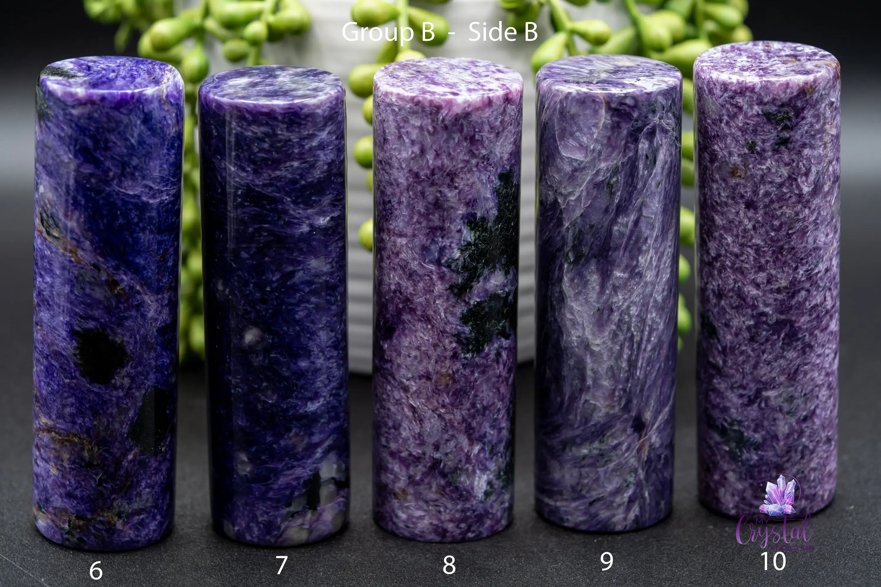 Charoite Harmonizer / Cylinder - My Crystal Addiction