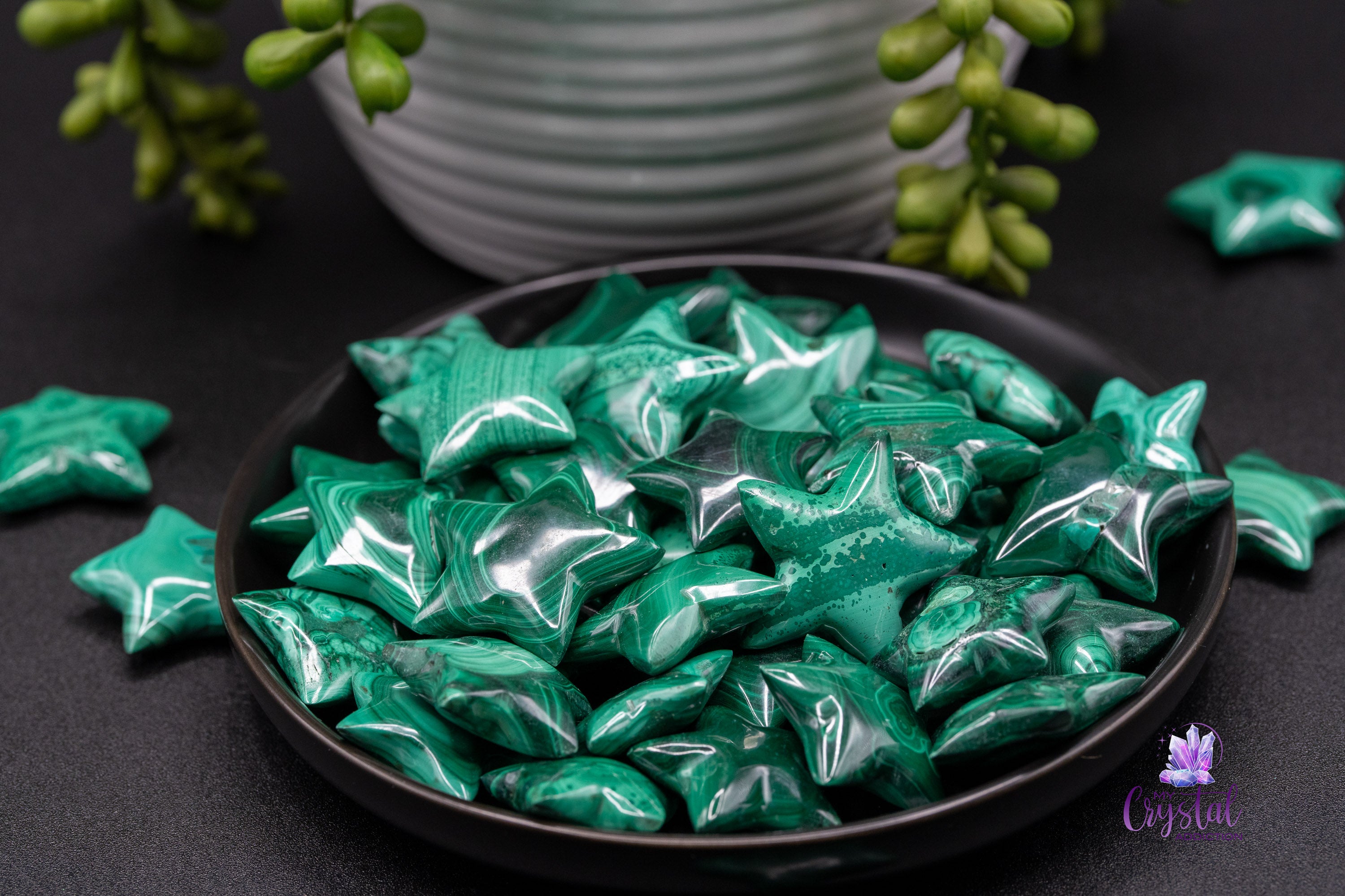 Malachite Star Carving - My Crystal Addiction