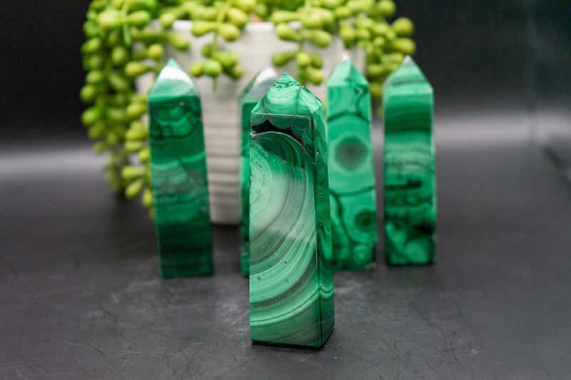 Malachite Tower - My Crystal Addiction