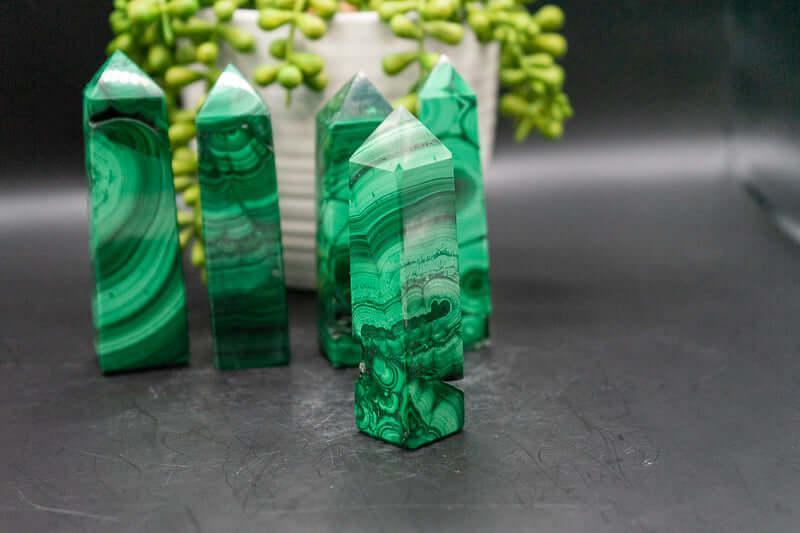 Malachite Tower - My Crystal Addiction