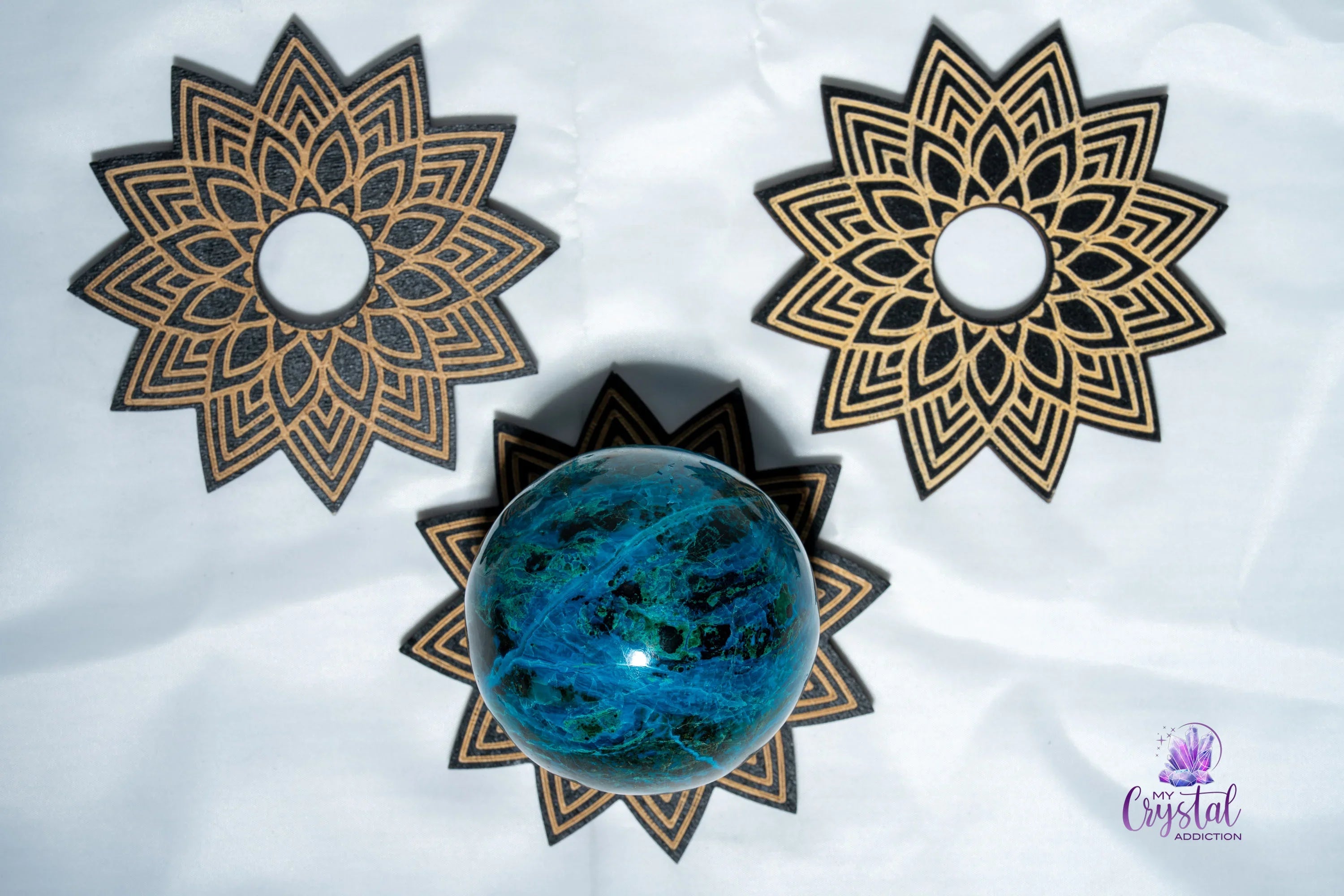 Mandala Sphere Stand - My Crystal Addiction