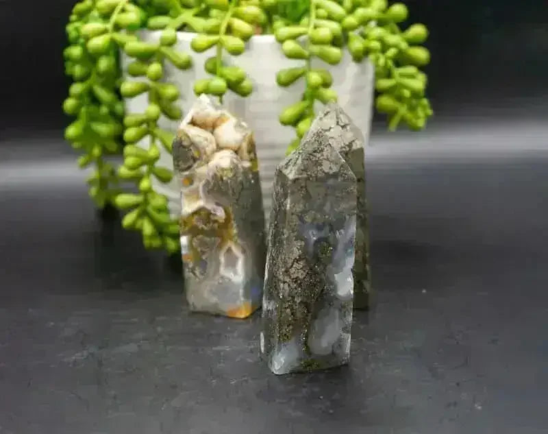 Marcasite Tower - Solar Plexus Chakra - My Crystal Addiction