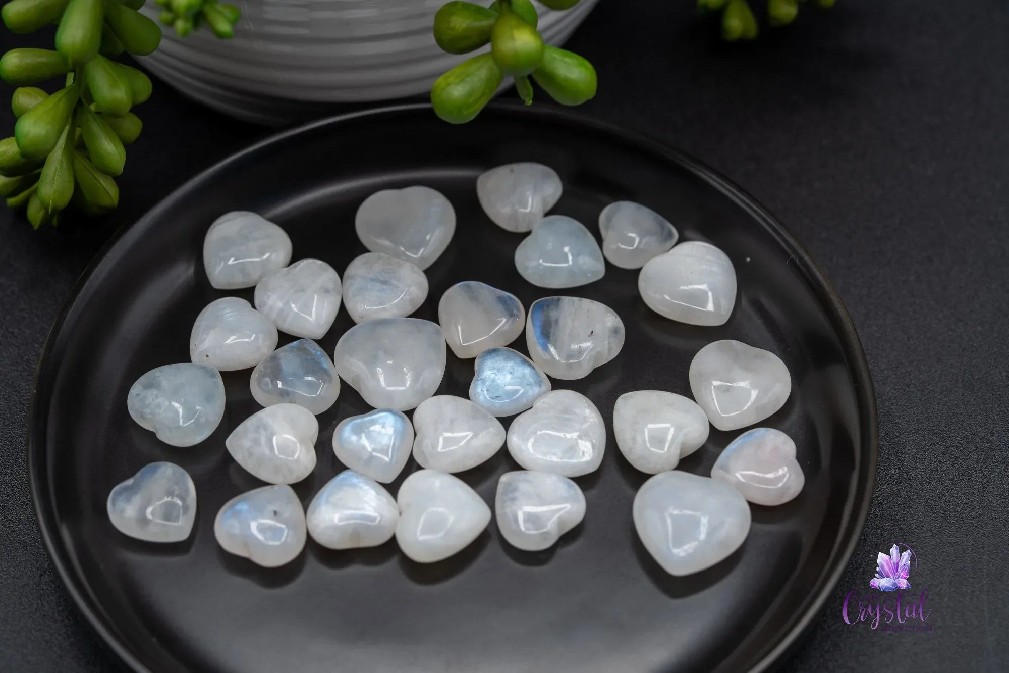 Crystal Moon Carvings | High-Polished Stone Masterpieces
