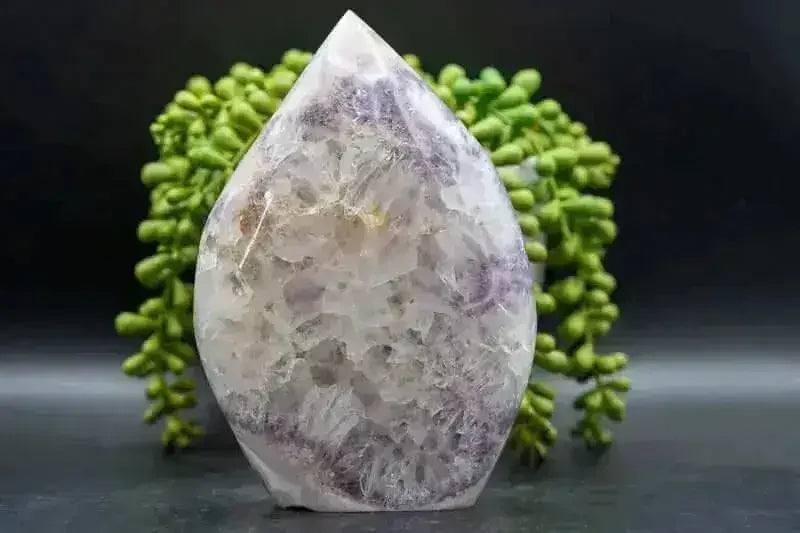 Pink Amethyst with Flower Agate Freeform - Heart Chakra - My Crystal Addiction